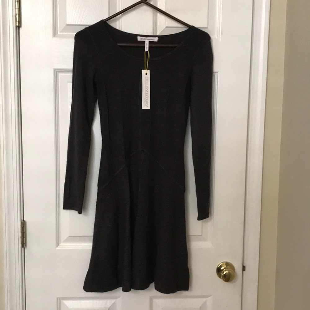 BCBGeneration gray sweater dress